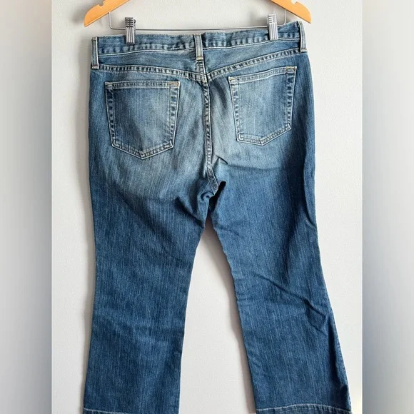 VINTAGE 2004 Gap Long and Lean Jeans Size 12 Ankle Made in USA euc - Picture 5 of 13